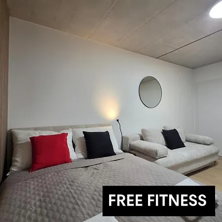 Haas Art With Parking, Bakery, Free Fitness 아파트 브르노